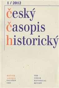 Český časopis historický 1/2012