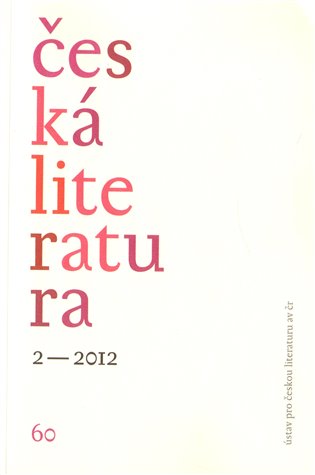 Česká literatura 2/2012 - 