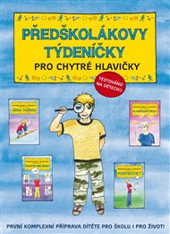 Předškolákovy týdeníčky pro chytré hlavičky: 4 svazky - Jana Martincová, Věra Tautová