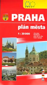 Praha plán města 1:20 000