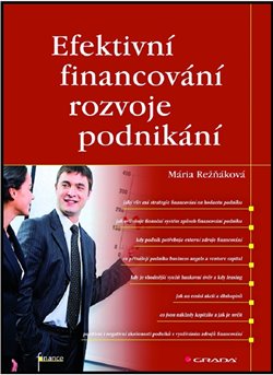 Levně Efektivní financování rozvoje podnikání - Mária Režňáková