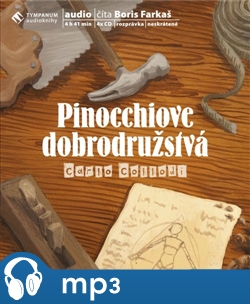 Levně Pinocchiove dobrodružstvá, mp3 - Carlo Collodi