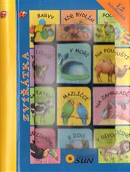 Zvířátka: Miniknihovna - 12 malých knížeček