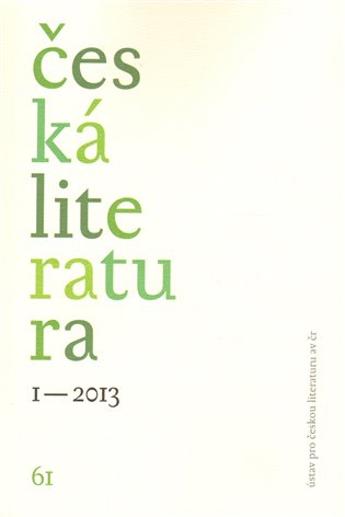 Česká literatura 1/2013 - 