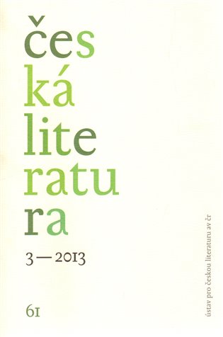 Česká literatura 3/2013 - 
