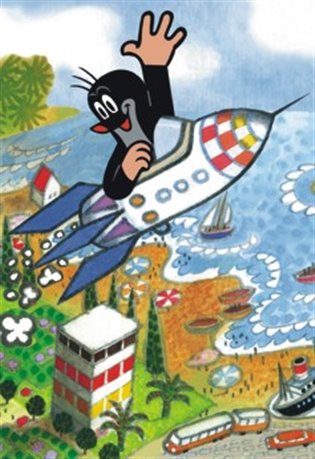 Puzzle Krteček a raketa 24 dílků - 