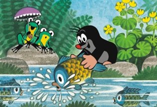 Puzzle Krteček a rybka 24 dílků - 