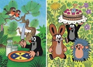 Puzzle Krtečkovy dobroty 2x48 dílků - 