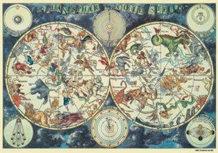 Puzzle Astrologická mapa 500 dílků - 