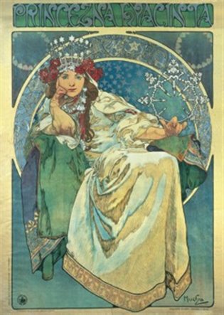 Puzzle Alfons Mucha: Princezna Hyacinta 1000 dílků - 