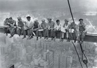 Puzzle Dělníci na traverze 1500 dílků