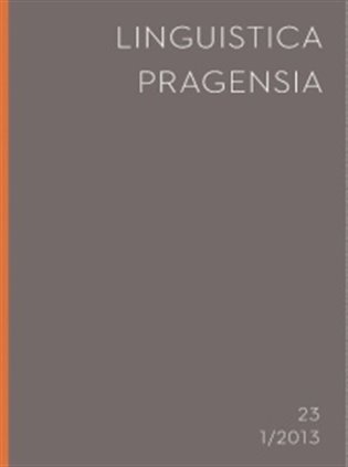 Linguistica Pragensia 1/2013 - 