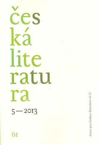 Česká literatura 5/2013 - 