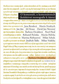O komentáři, o komentátorech - Barbora Osvaldová