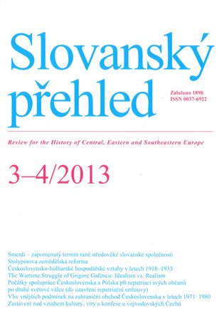 Slovanský přehled č. 3-4/2013 - 