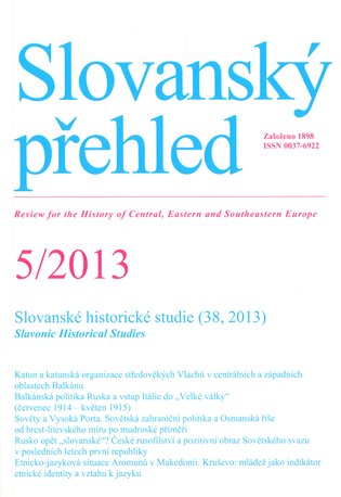 Slovanský přehled č. 5/2013 - 