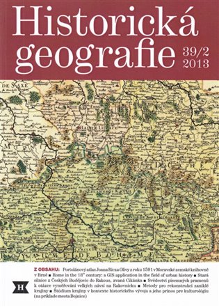 Historická geografie 39/2 2013 - 