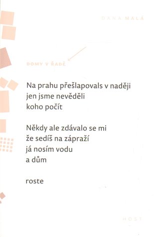 Domy v řadě - Dana Malá