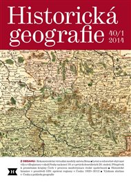 Historická geografie 40/1 2014