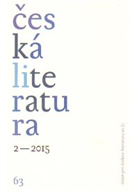 Česká literatura 2/2015