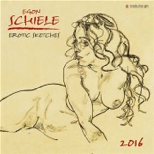 Nástěnný kalendář - Egon Schiele 2016: Erotic Sketches - 
