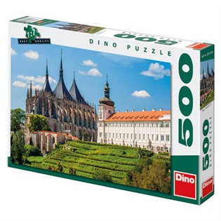 Puzzle Chrám svaté Barbory 500 dílků - 