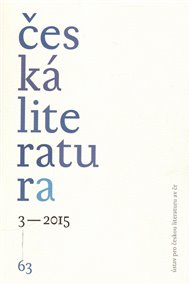 Česká literatura 3/2015