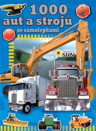 1000 aut a strojů se samolepkami - 