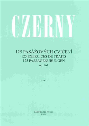 125 pasážových cvičení op. 261 - Carl Czerny