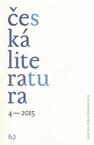 Česká literatura 4/2015
