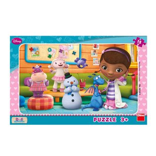 Puzzle Doktorka Plyšáková 15 dílků - 
