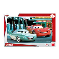 Levně Puzzle Cars u pumpy 15 dílků