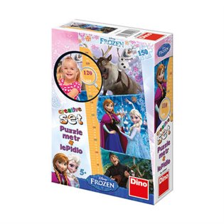 Puzzle Frozen: Dětský metr150 dílků panoramatic - 