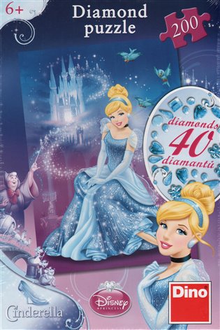 Puzzle Diamond popelka 200 dílků - 