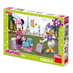Levně Puzzle Minnie v Paříži 24 dílků