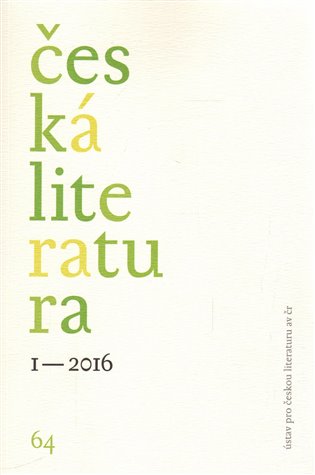Česká literatura 1/2016 - 