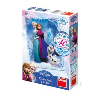 Puzzle Diamond Frozen 200dílků - 
