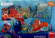 Puzzle Dory a přátelé /4x54 dílků/