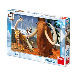 Puzzle Doba ledová - Partička /66 dílků/ - 