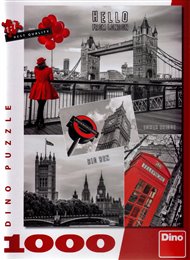 Puzzle Londýn- koláž /1000 dílků/