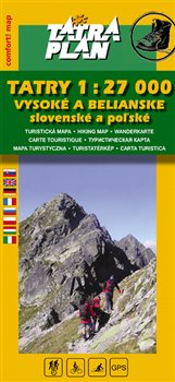 Levně Tatry 1:27 000 Vysoké a Belianske