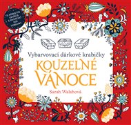 Kouzelné Vánoce – Vybarvovací dárkové krabičky: 24 vybarvovacích krabiček + samolepky