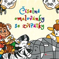 Číselné omalovánky se zvířátky -  kol.