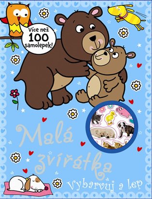 Malá zvířátka - vybarvuj a lep - 