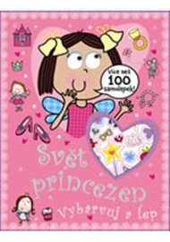 Svět princezen - vybarvuj a lep