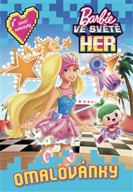 Barbie ve světě her Omalovánky: Filmový příběh s omalovánkami