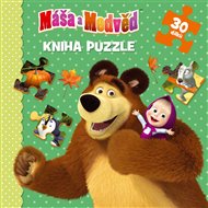 Máša a Medvěd - Kniha puzzle 30 dílků -  kolektiv