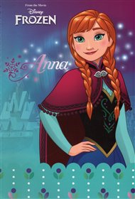 Blok - Frozen – Ledové království Anna: nelinkovaný, spirálový A4