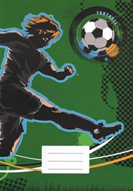 Sešit - Fotbal, linkovaný: 40 listů, A4