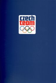 Blok - Český olympijský tým, modrý: linkovaný, spirálový, A4
